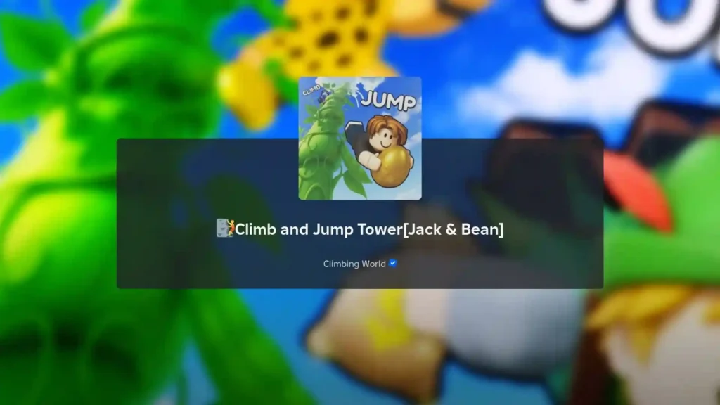 Climb and Jump Tower